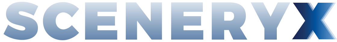 SceneryX Logo — Smart Flight Optimization & Scenery Hub for MSFS 2020 & 2024